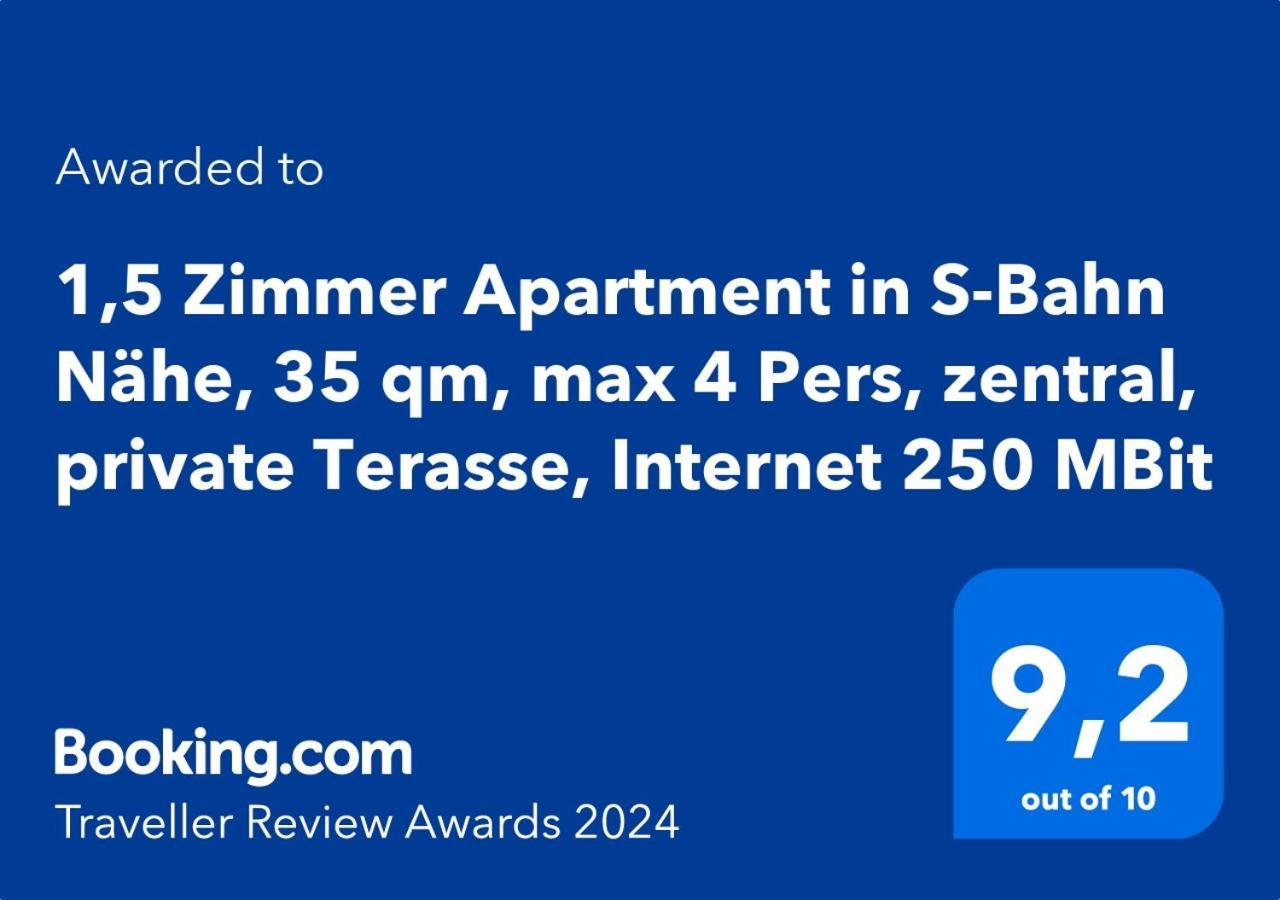 1,5 Zimmer Apartment In S-Bahn Naehe, 35 Qm, Max 4 Pers, Zentral, Private Terasse, Internet 250 Mbit Gaertringen Ngoại thất bức ảnh